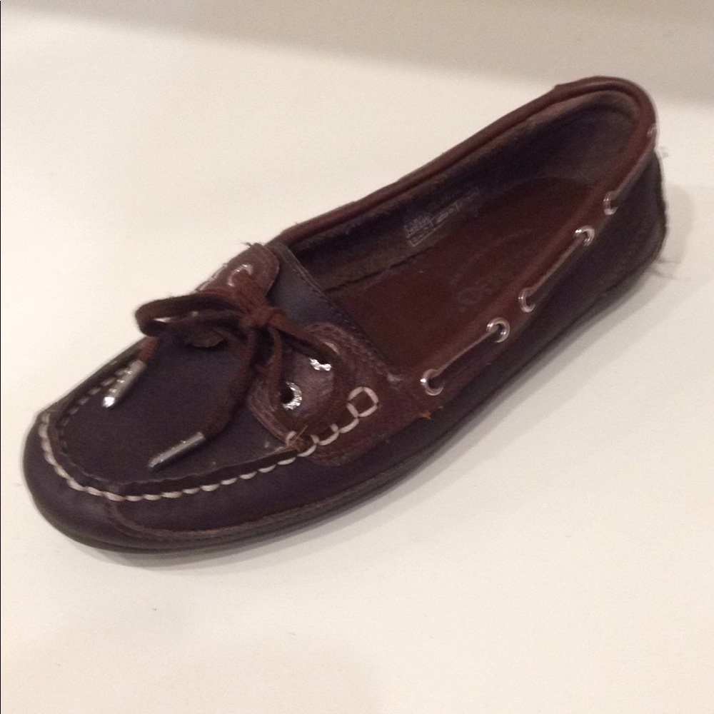 Sebago Dark Brown Leather Docksider